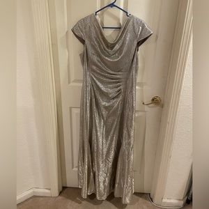 Tahiti ASL floor length cowl neck dresss